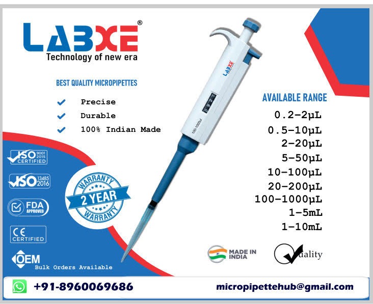 SSciences-Micropipette Manufacturer-India & Global+91-8960069686