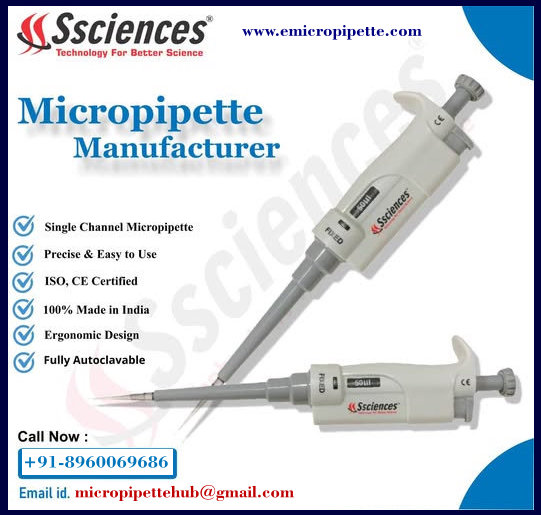 Micropipette Manufacturer in Lucknow/ Uttar Pradesh