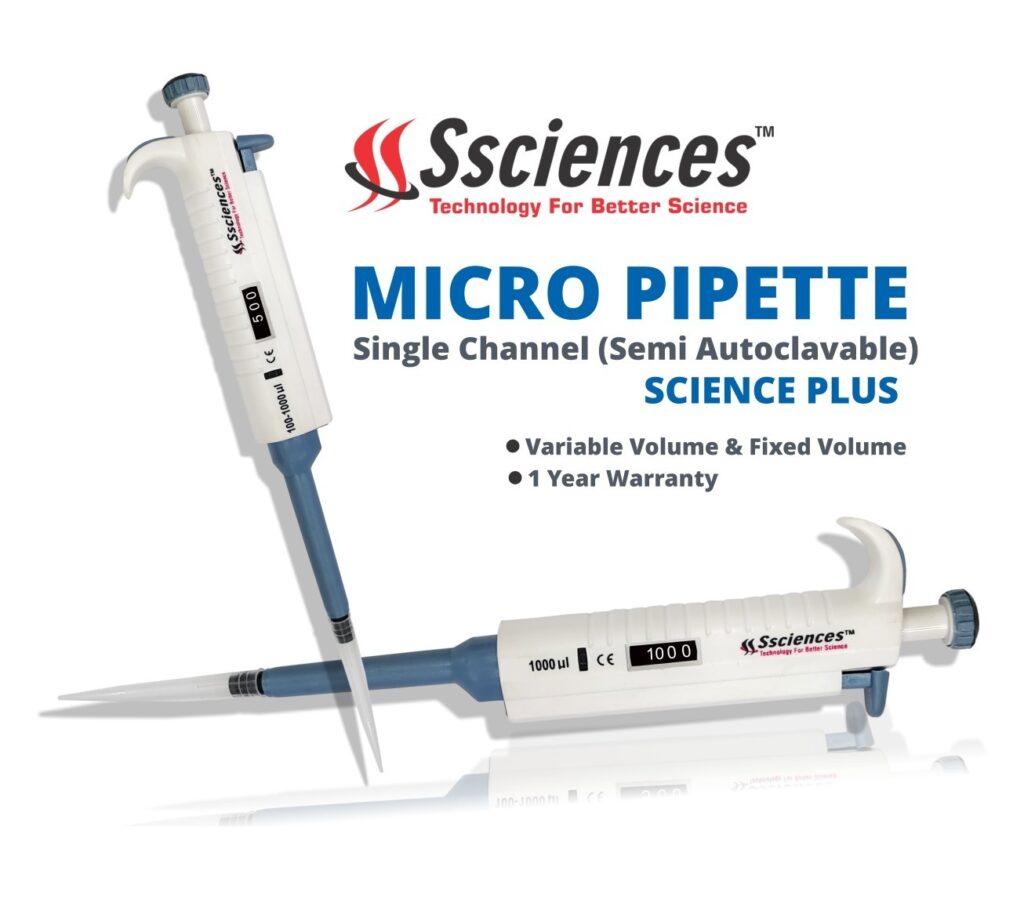 Adjustable & Digital Pipettes for Laboratory Use | SSCIENCES