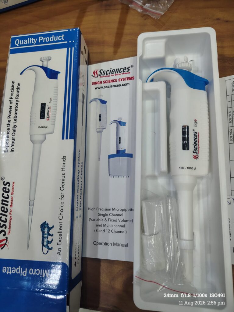 Micropipette Exporter India & OEM Micropipette Manufacturer-SSCIENCES