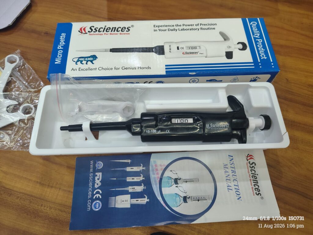Fully Autoclavable Micropipettes-SSCIENCES Original Brand in India